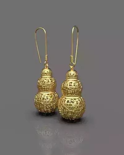 Spherical earrings