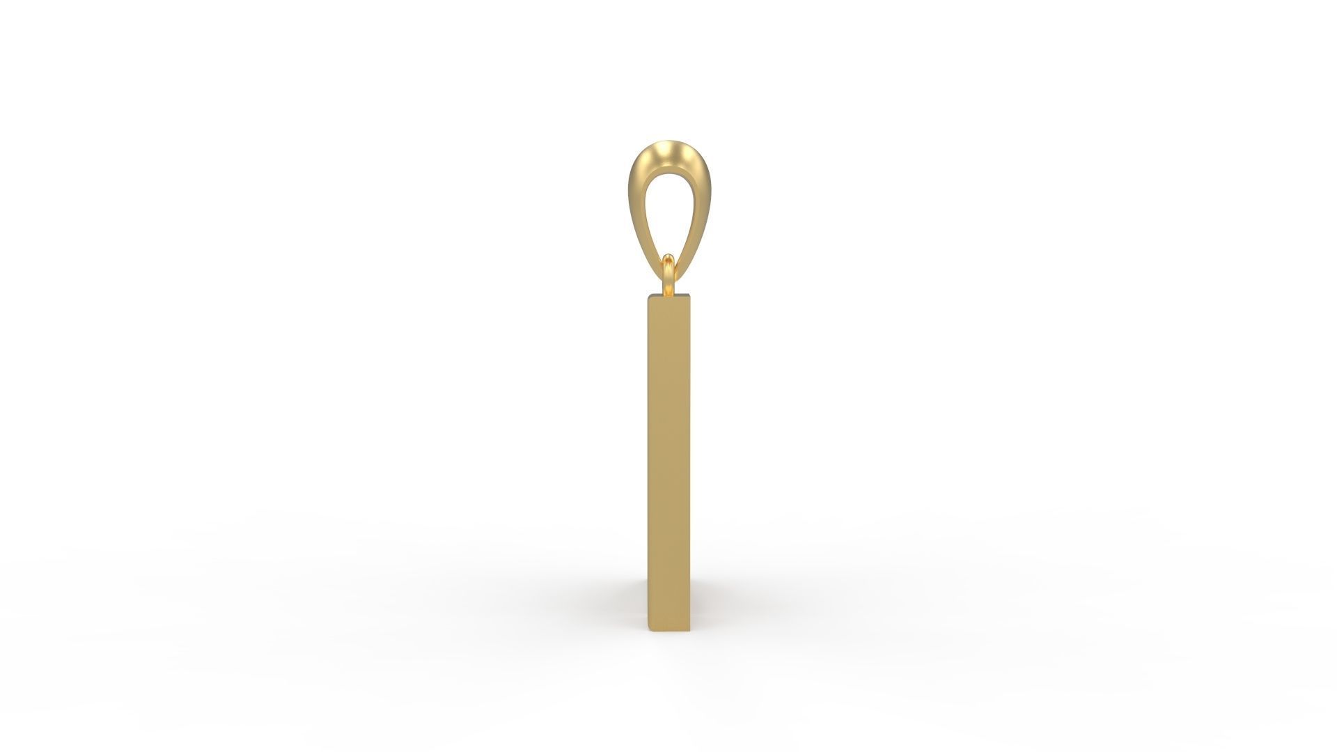 Initial Letters Pendant Agames A 3D print model_4