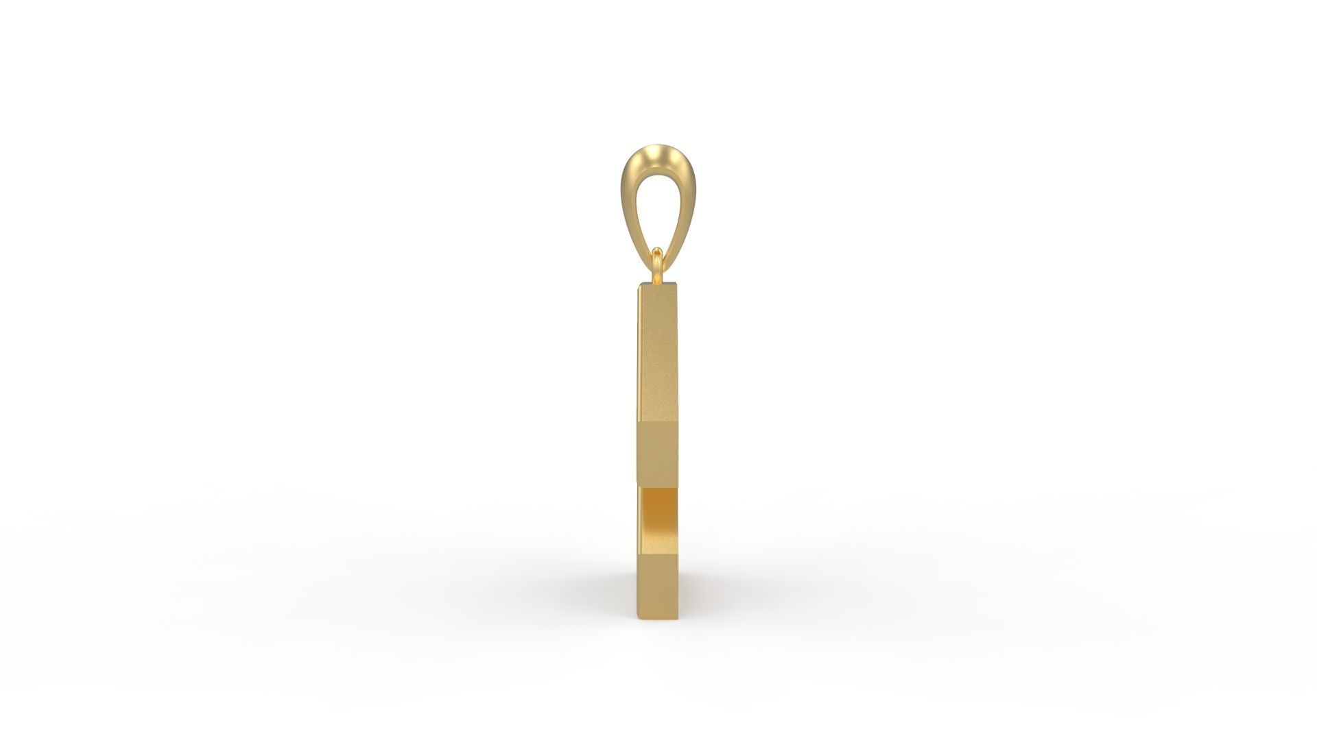 Initial Letters Pendant Agames B 3D print model_4