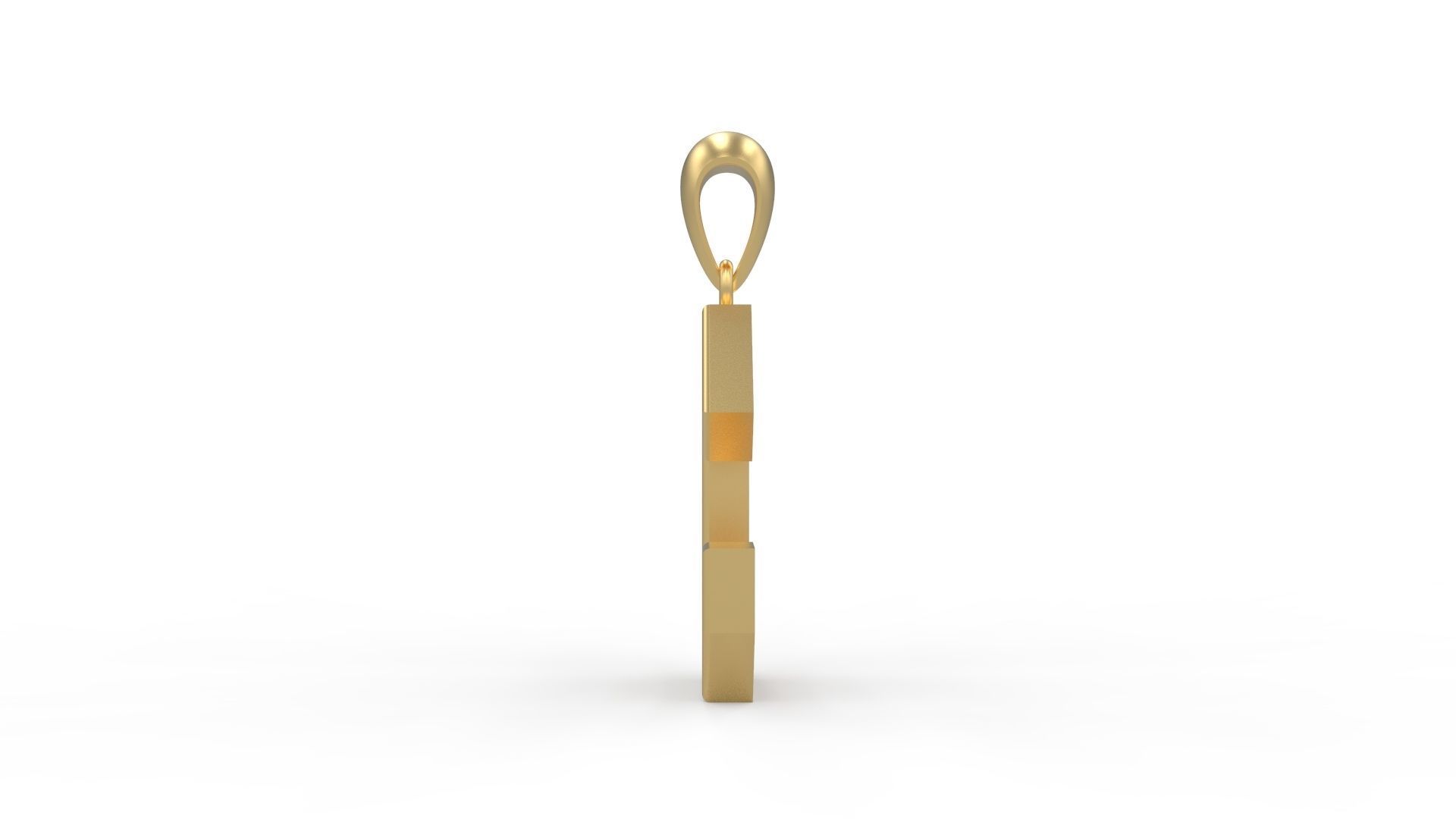 Initial Letters Pendant Agames C 3D print model_3