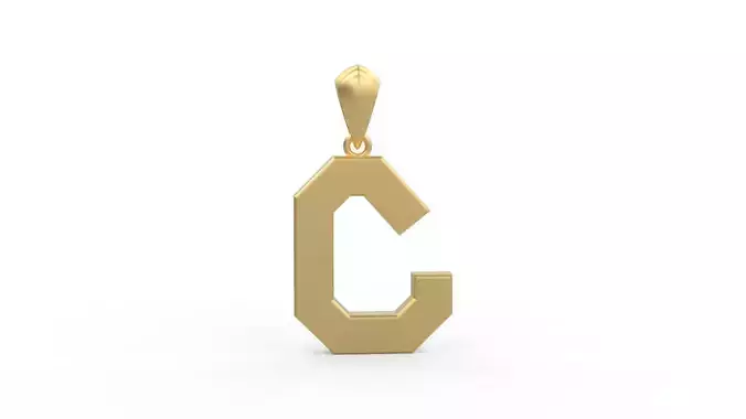 Initial Letters Pendant Agames C