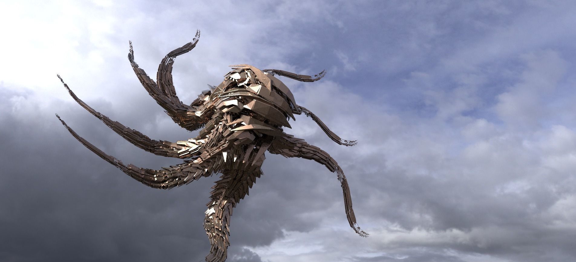 Octopus Robot 1 3D model_1