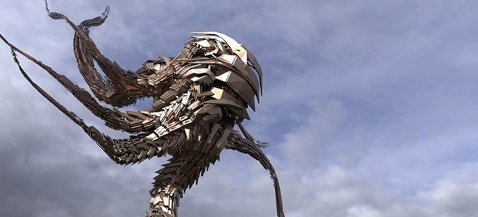Octopus Robot 1 3D model