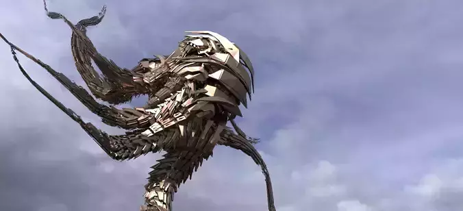 Octopus Robot 1 3D model