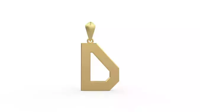 Initial Letters Pendant Agames D 