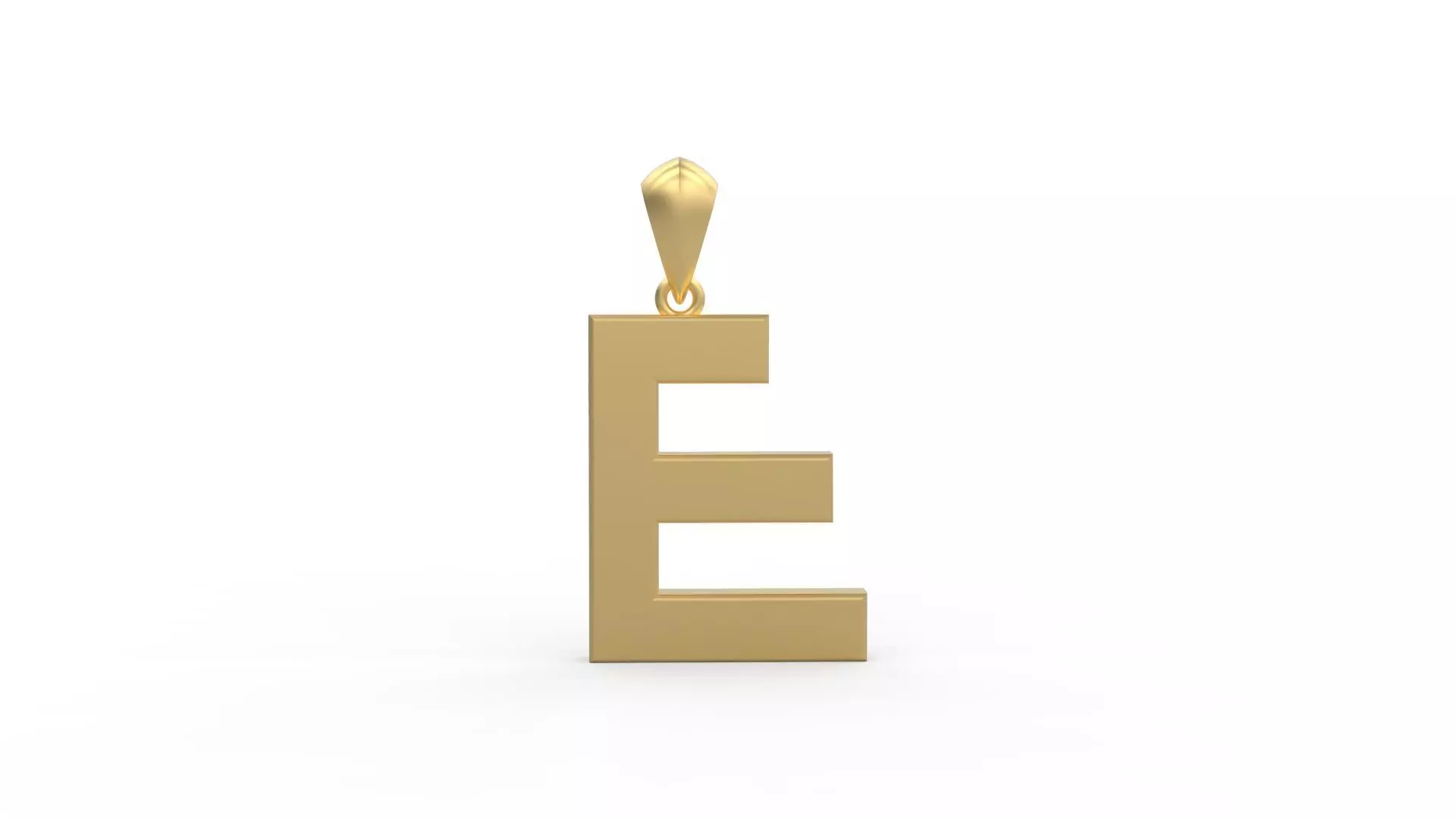 Initial Letters Pendant Agames E 3D print model