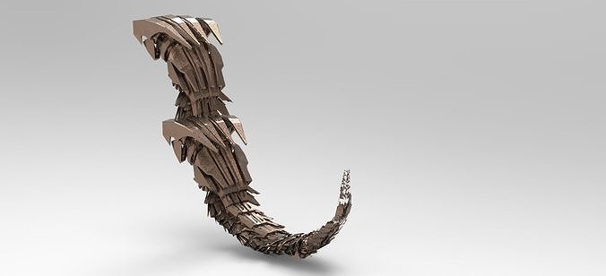 Robot tail 1 3D 3D model
