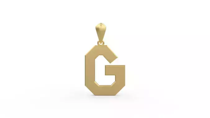 Initial Letters Pendant Agames G 