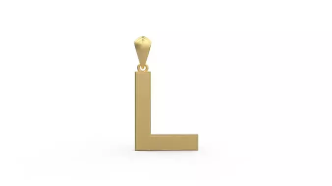 Initial Letters Pendant Agames L