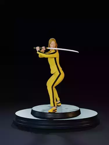 Kill Bill sculpture the bride Uma Thurman