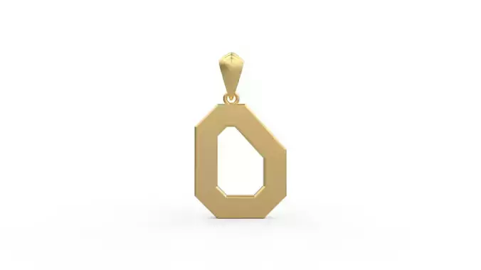 Initial Letters Pendant Agames O