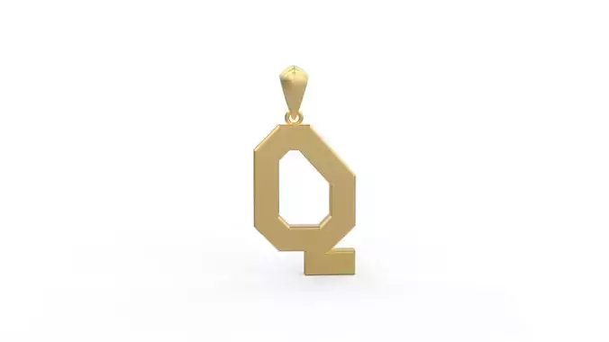 Initial Letters Pendant Agames Q