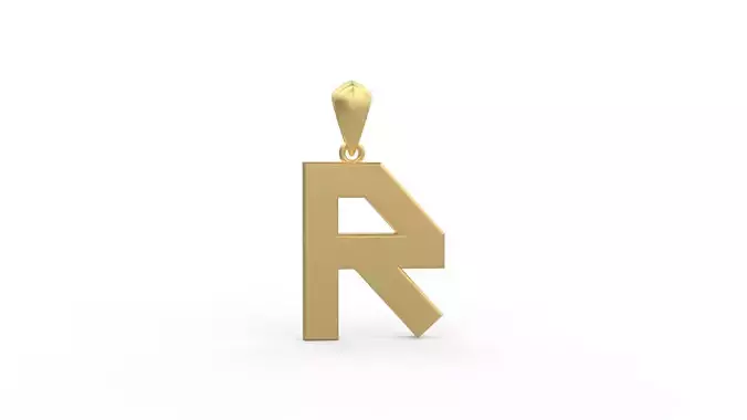 Initial Letters Pendant Agames R 3D print model