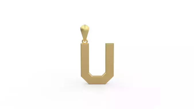 Initial Letters Pendant Agames U