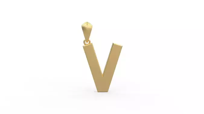 Initial Letters Pendant Agames V