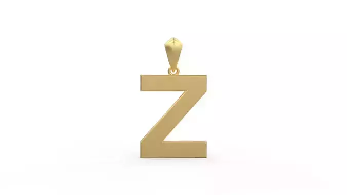 Initial Letters Pendant Agames Z