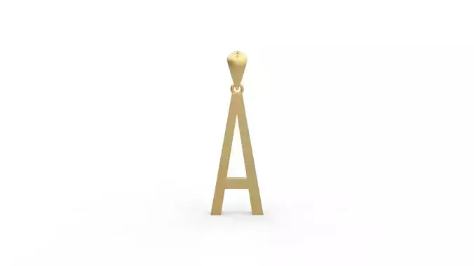 Initial Letters Pendant Agency A