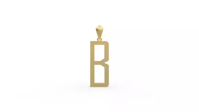 Initial Letters Pendant Agency B