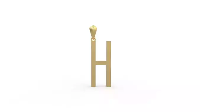 Initial Letters Pendant Agency H