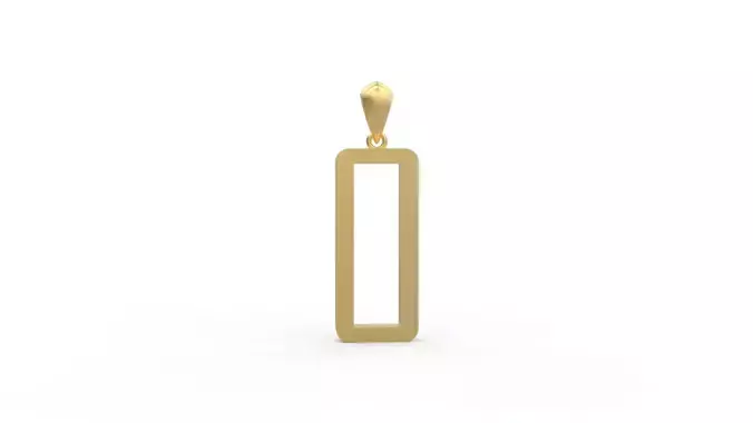 Initial Letters Pendant Agency O