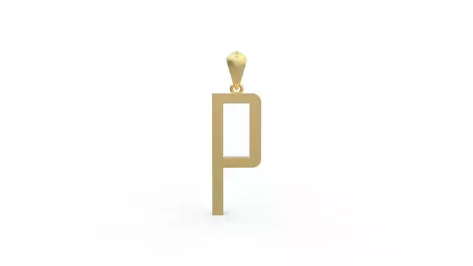 Initial Letters Pendant Agency P