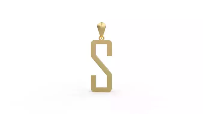 Initial Letters Pendant Agency S