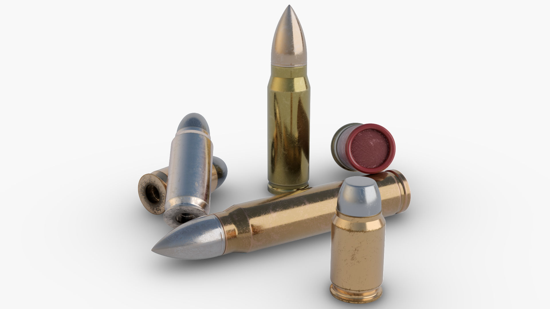 Bullet Pack 3D model_10