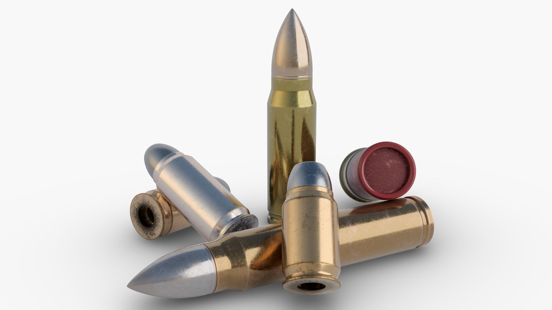 Bullet Pack 3D model_11