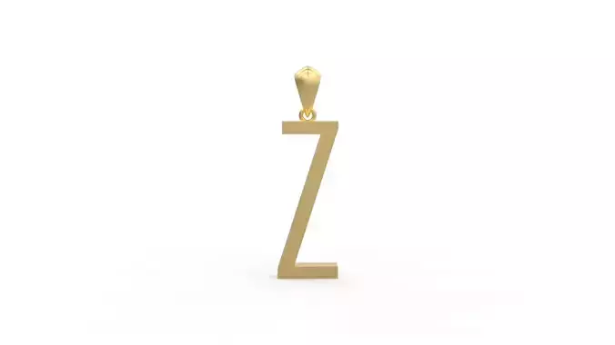 Initial Letters Pendant Agency Z
