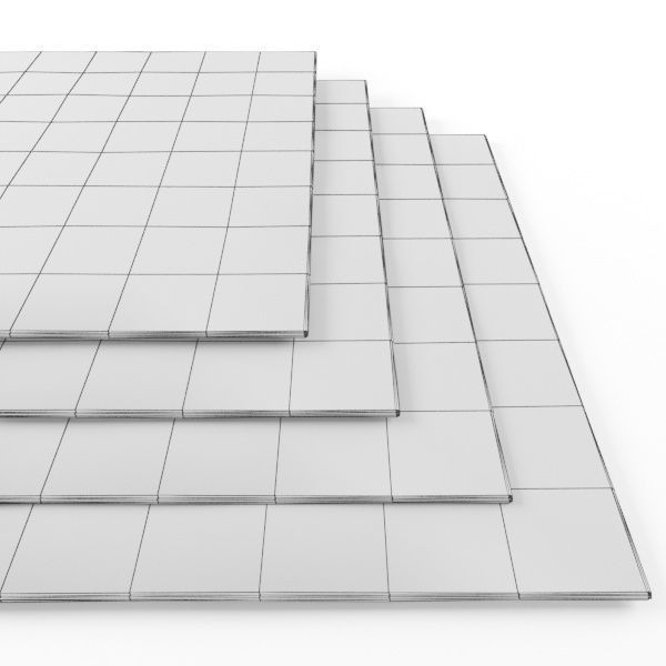 Rugs-1259 set of carpets Low-poly 3D model_3