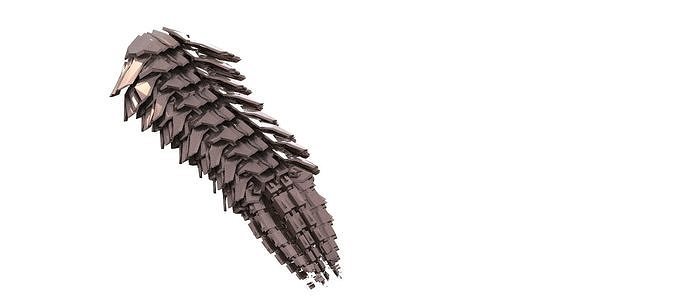 Robot tail 5 3D model