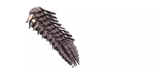 Robot tail 5 3D model