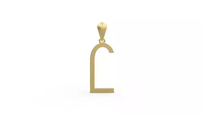 Initial Letters Pendant Aklirics L
