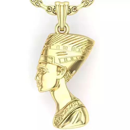  pendant Nefertiti   3D print model