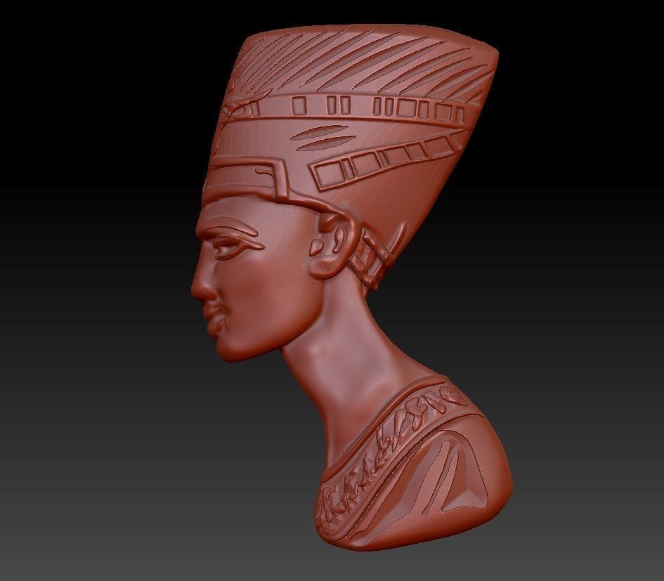  pendant Nefertiti   3D print model_3
