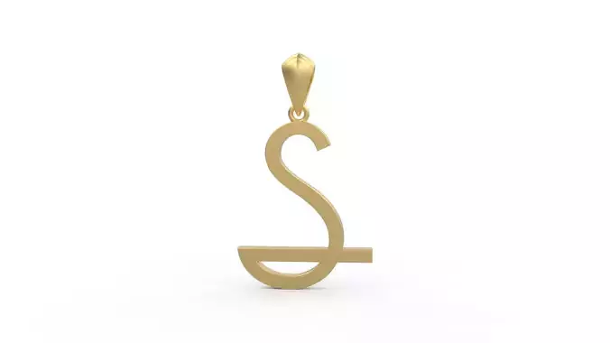 Initial Letters Pendant Aklirics S