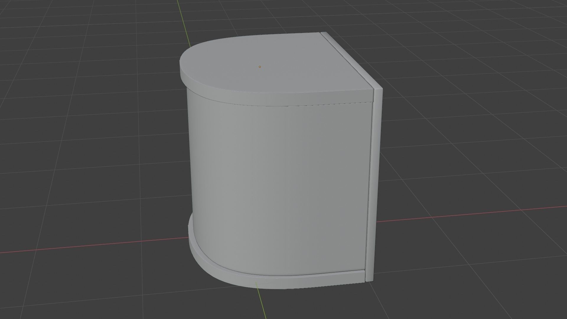 Scifi spaceship angular module table panel component 3D model_4