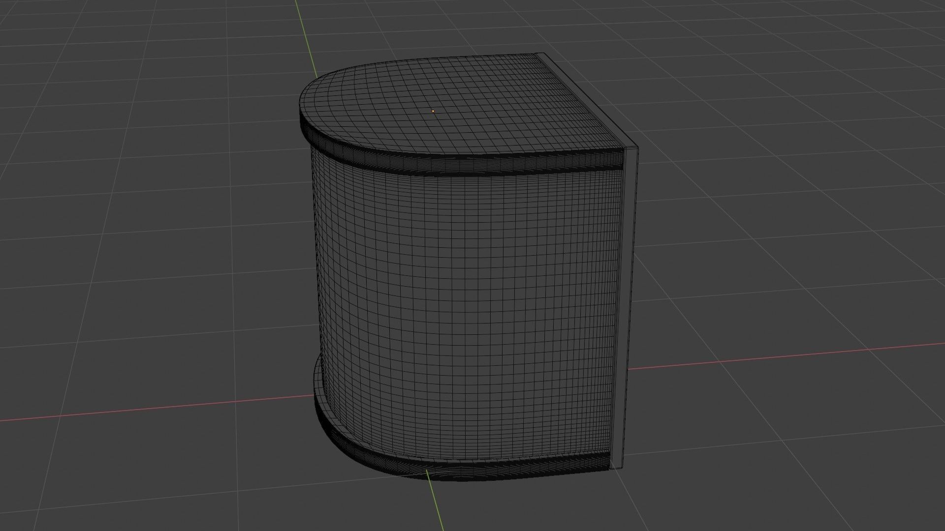 Scifi spaceship angular module table panel component 3D model_5