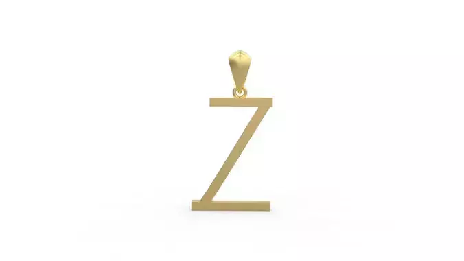 Initial Letters Pendant Aklirics Z