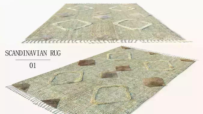 Scandinavian Rug beige