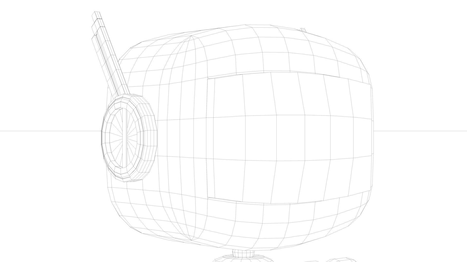 Cute Robot Low-poly 3D model_34