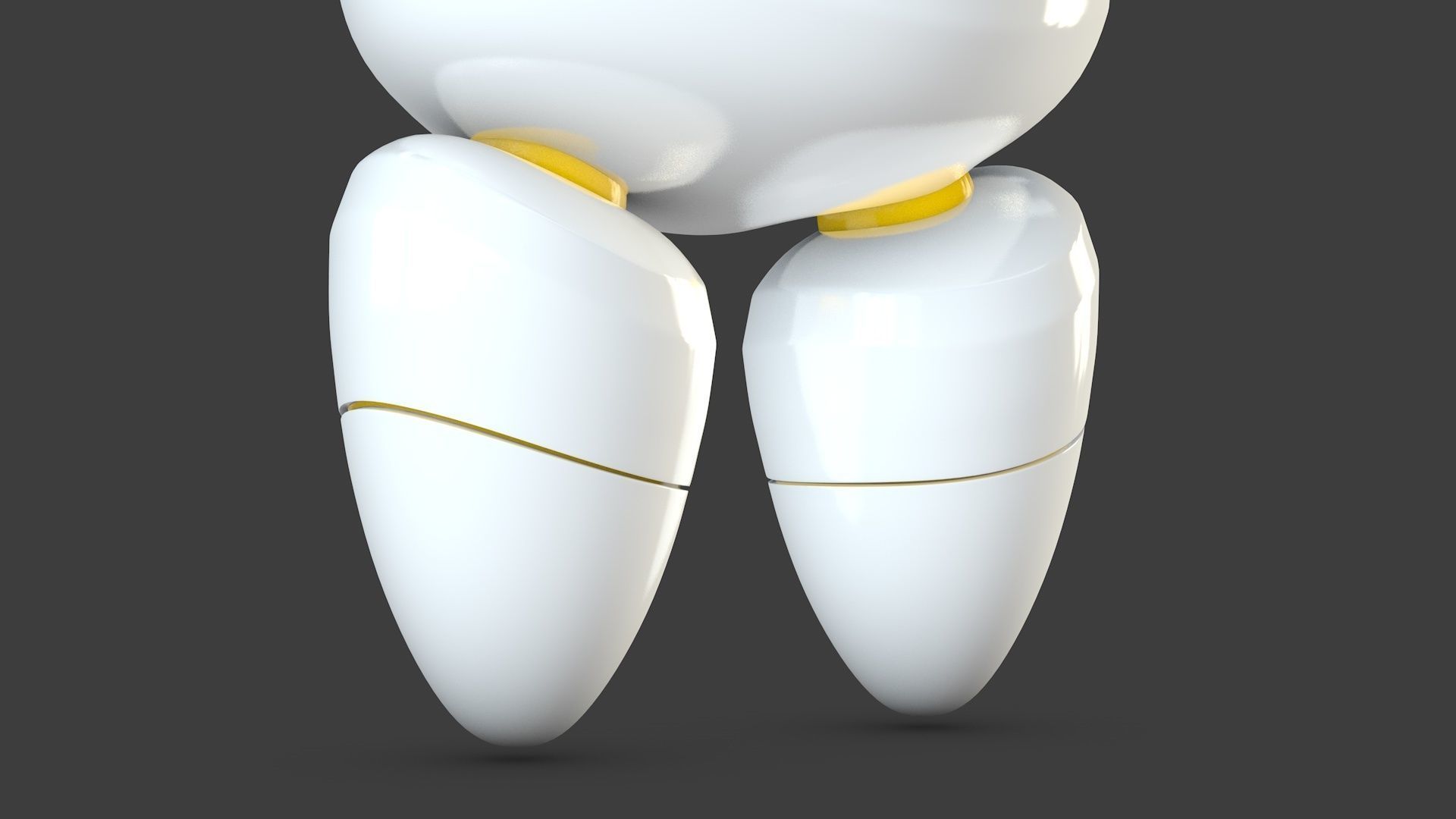 Cute Robot Low-poly 3D model_12