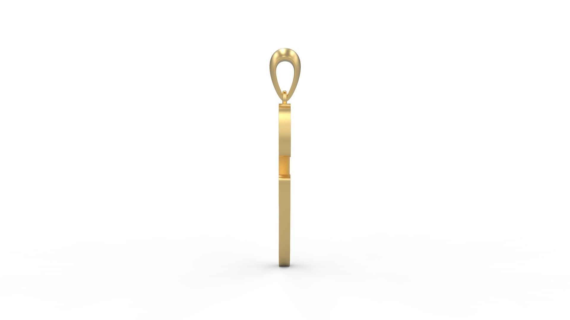 Initial Letters Pendant Amarillo G 3D print model_2