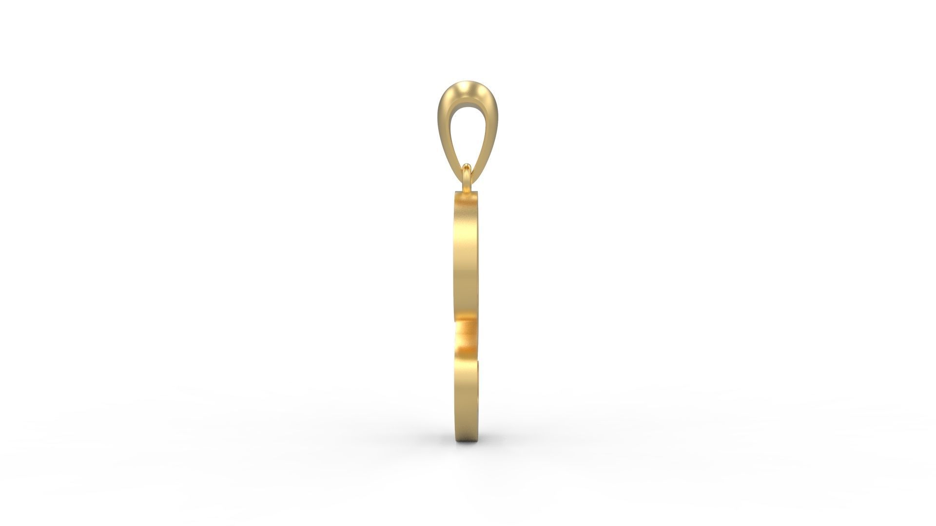 Initial Letters Pendant Amarillo S 3D print model_2