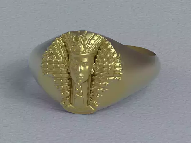 Egypt Pharaoh Ring Free 3D print model