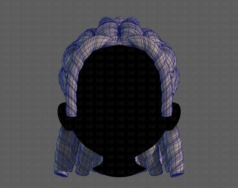 3D Hair style for boy V78 3D model_9