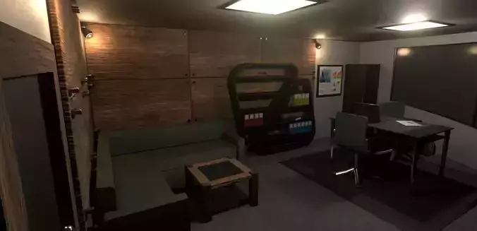 Office Room Beveled 4K PBR LP