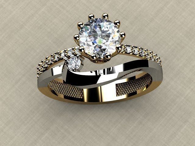 engagement rings 3D Model Collection 3D print model tmtr04 3D print model