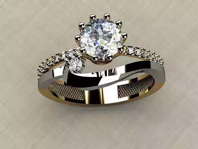 engagement rings 3D Model Collection 3D print model tmtr04