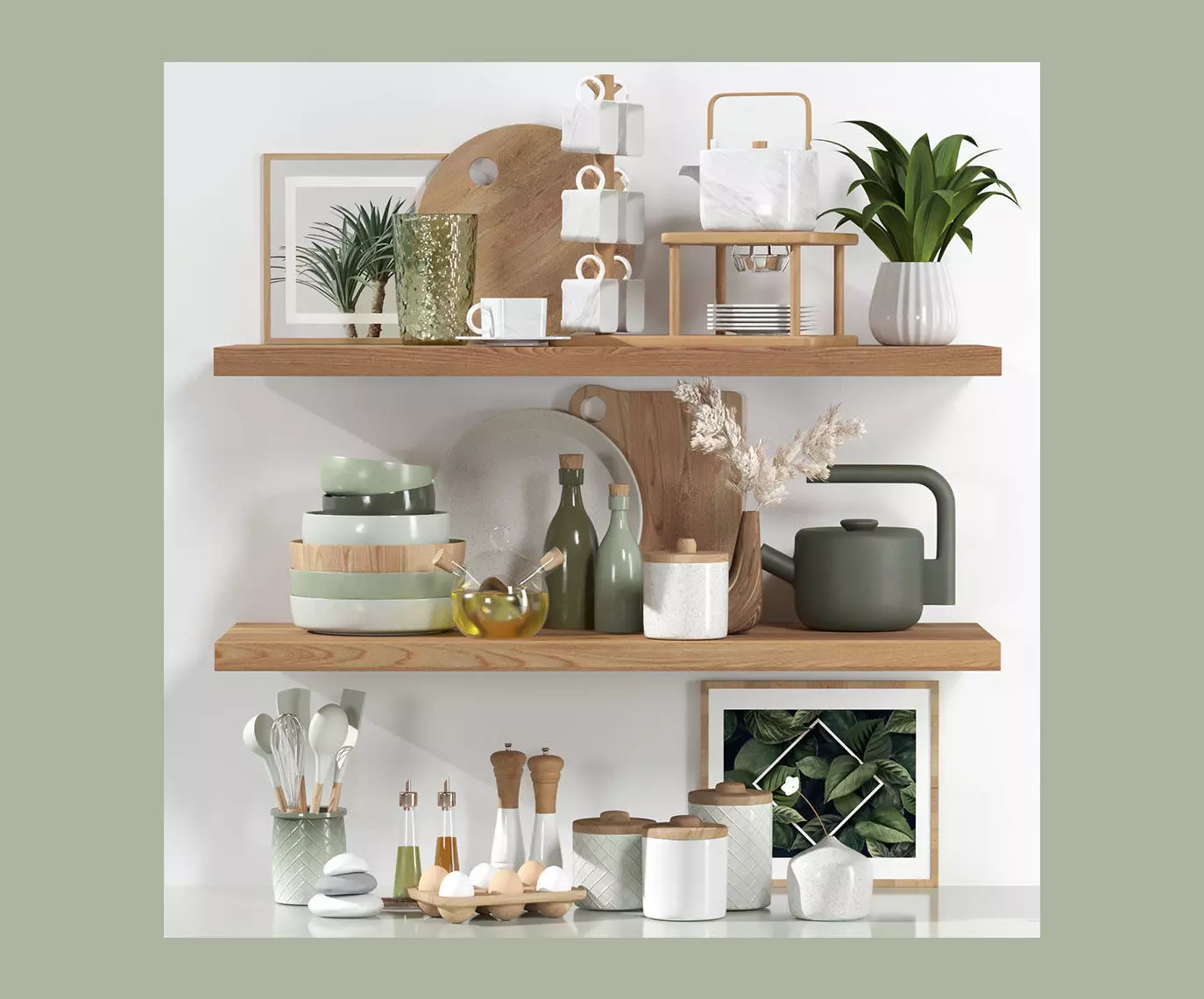 Kitchen Accessories Vol 100 3D model_0